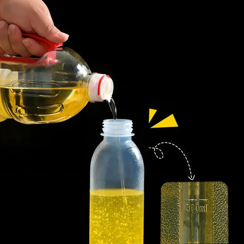 Economic Oil-Bottle Kitchen Oil Spray Bottle Condiment Squeeze Bottles Cooking Baking Ketchup Mustard Hot Sauces Olive Oil