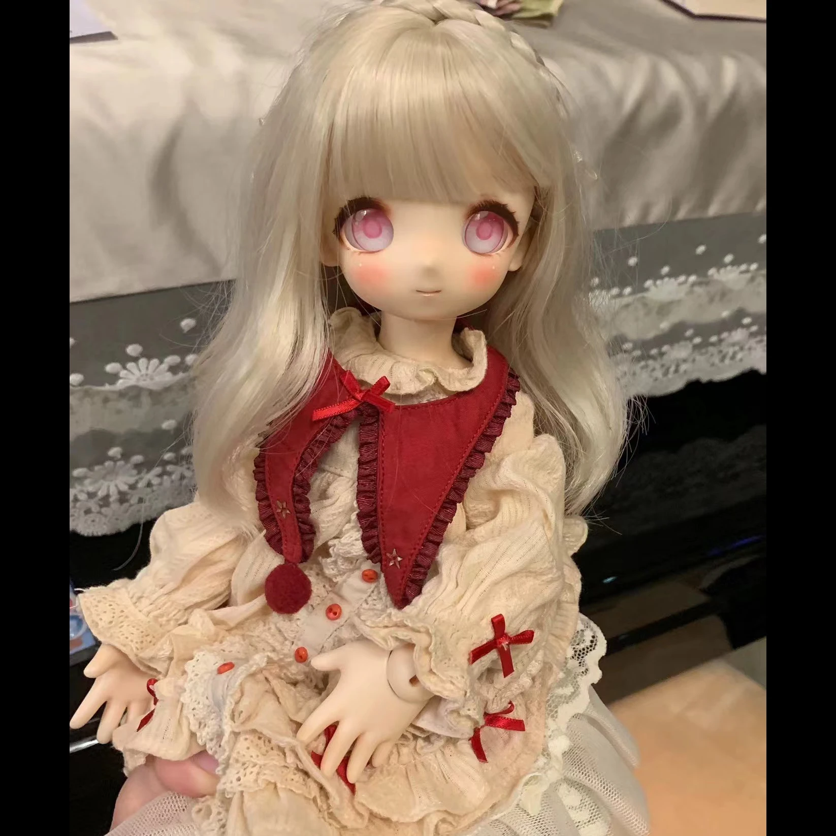 1/4 BJD Doll Head With Body No Face up Resin Anime Girl Doll NudeDoll Ball Jointed Dolls Without Makeup 1/4 BJD Toys