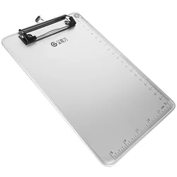 Trombone en aluminium anti-chute pour le bureau, petit format A5, idéal pour le stockage de lettres