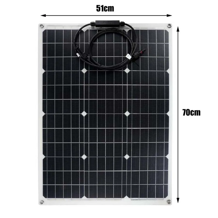 Solar Panel Kit Complete 20V USB With 10-100A Controller Solar Cells for Car Yacht RV Boat Moblie Phone Battery Charger Dropship