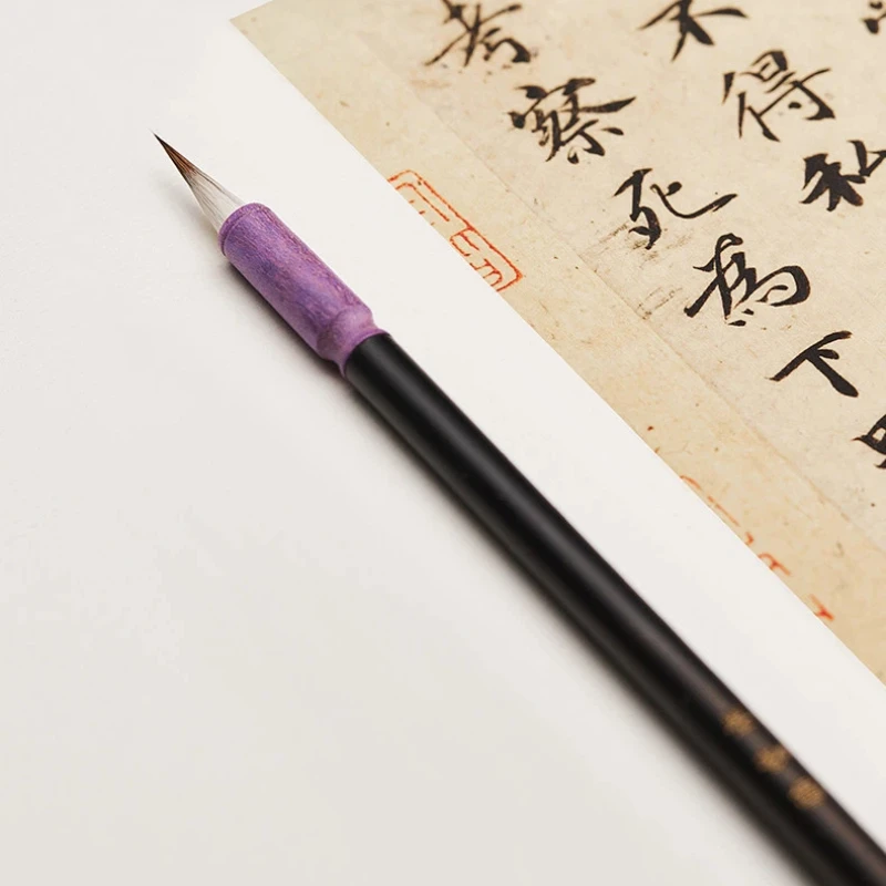 High End Chinese Calligraphy Mixed Hair Brush Regular Script Writing Brush Scripture Copying Brush Drawing Practice Art Tools