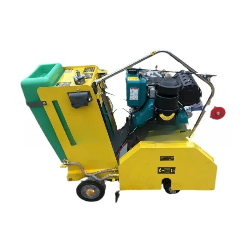 Hand-pushed road cutter, pavement concrete core sample, pavement machinery