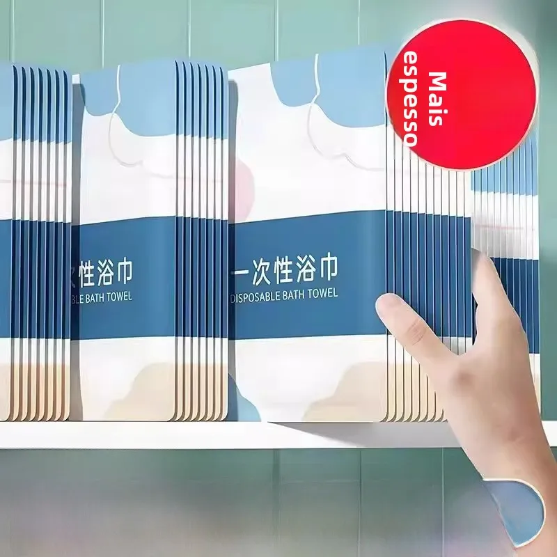 使い捨てバスタオル-超厚手-大判-吸水性抜群-毛羽立ちなし-旅行-出張-ホテル専用-個包装