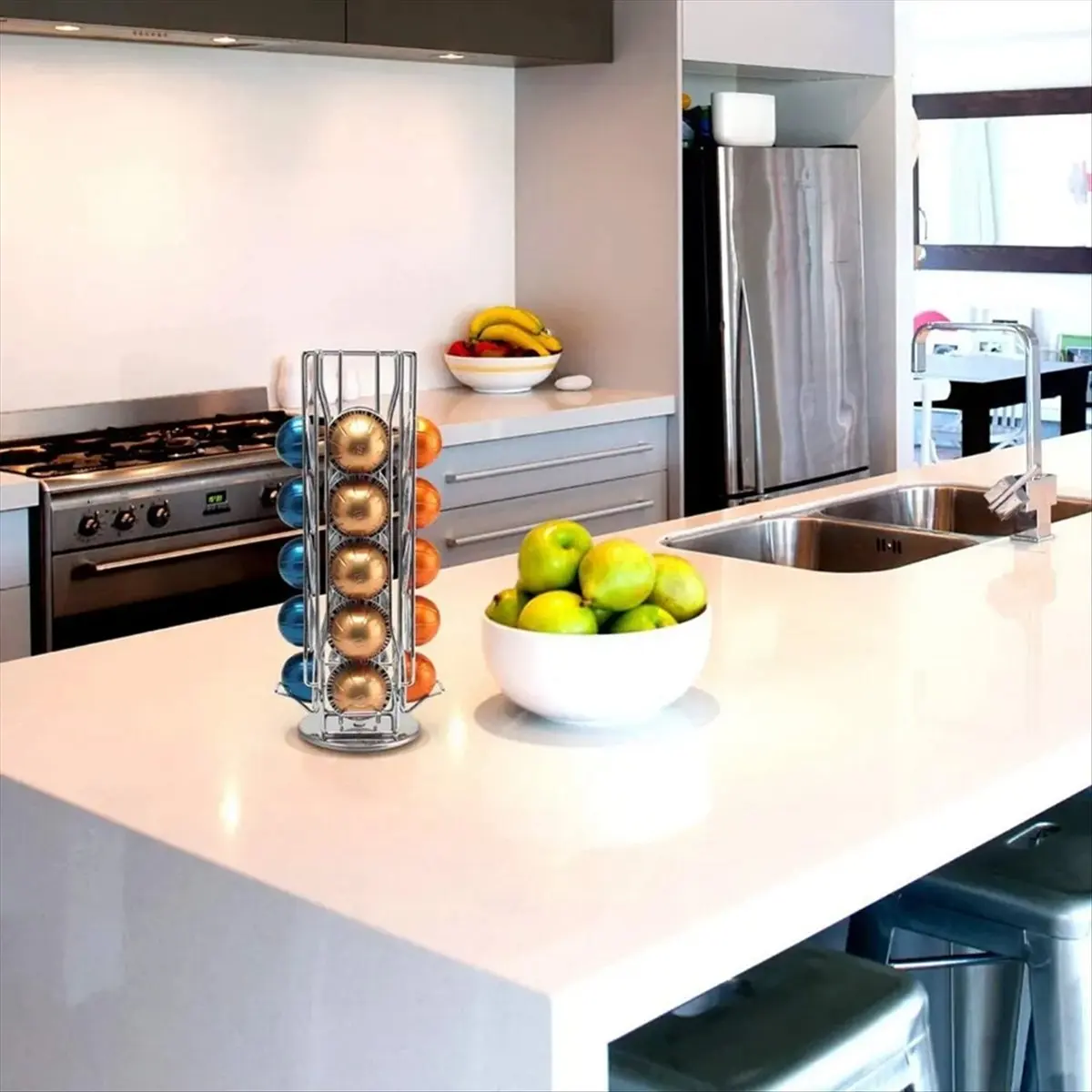 

Держатель для кофейных капсул A75K для Vertuo Line, подставка-органайзер на 20 капсул, полка для хранения, B