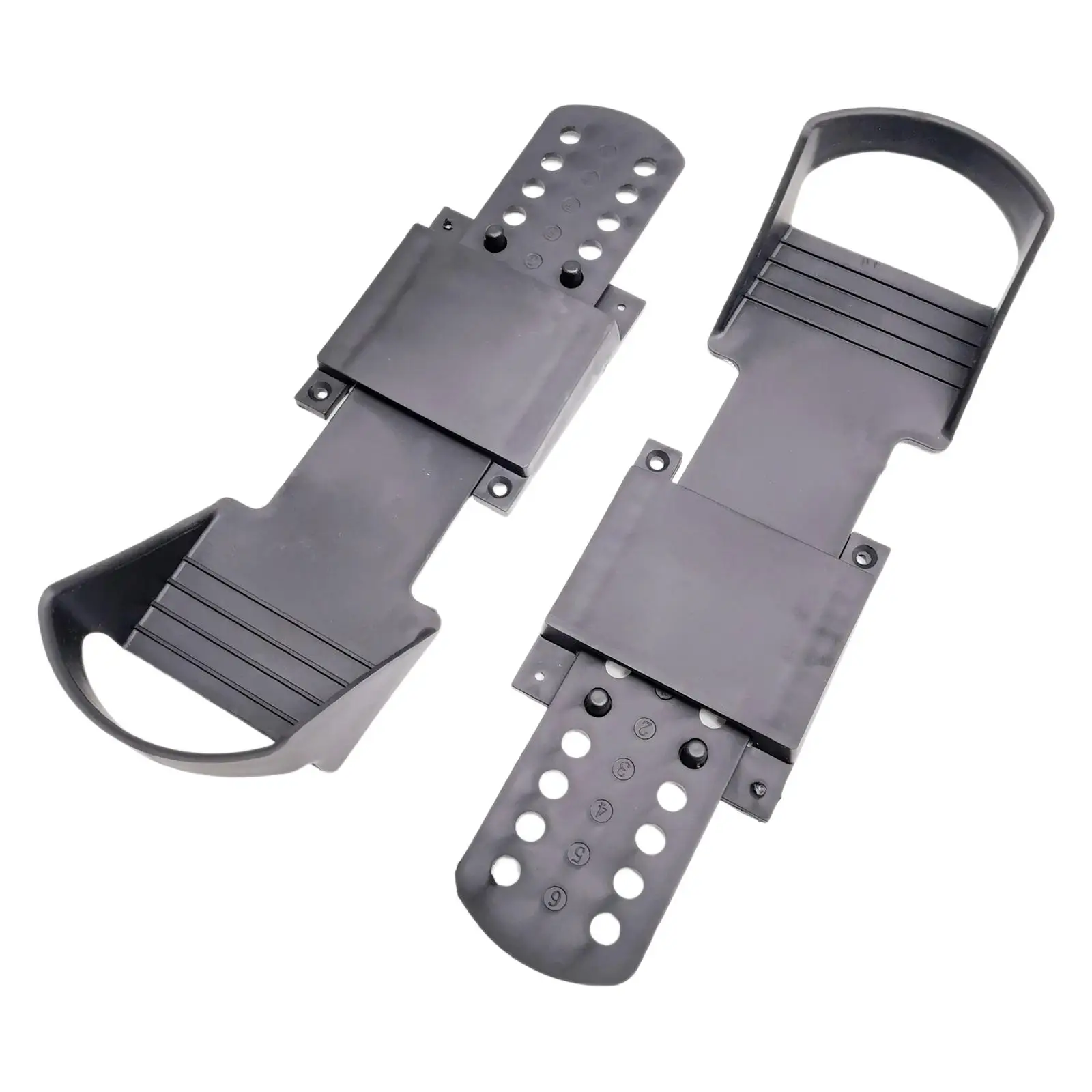 2Pcs Rowing Machine Replacement Foot Pedals Non Slip Elliptical Machine Pedals Home Indoor Gym Fitness Accessories