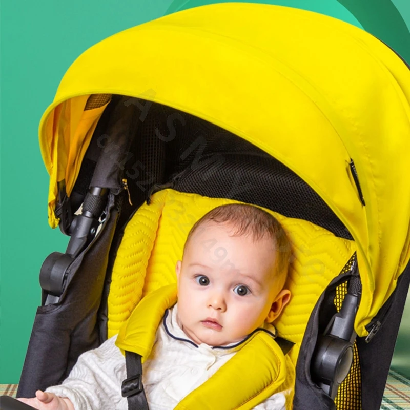 Stroller can sit or lie down lightweight folding two-way high landscape simple light portable baby stroller