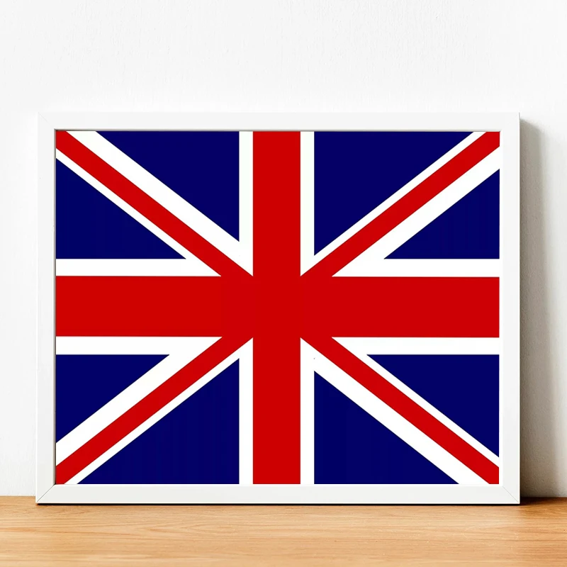 

British England National Flag Posters for Wall Decoration Painting Home Decore With Free Shipping Decorations for the Room Decor