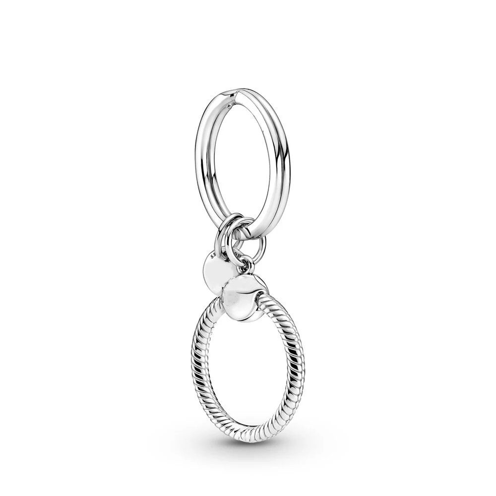 

Подлинное женское кольцо для ключей с подвеской в виде знака