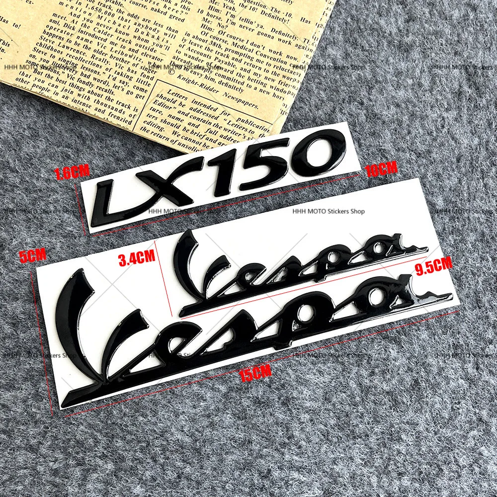 3D PVC Motorrad-Emblem Aufkleber Kraftstofftank Rad-Dekor Sticker für Vespa LX150 LX LXV S 125 Roller DIY Zubehör – Detail 5