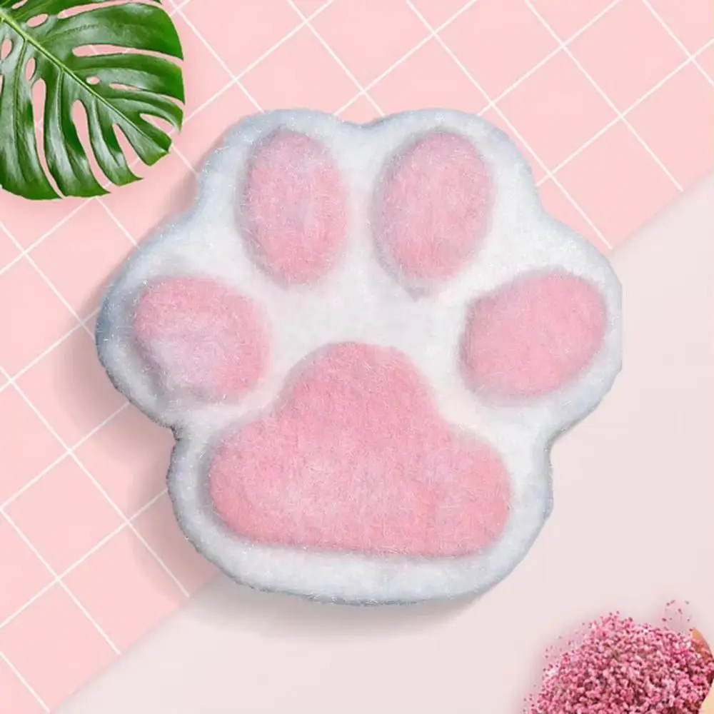 Novelty Super Large Cat Paw Squeeze Toy Flocking Plush Cat Paws Cartoon Fidget Toy Soft 15cm Cat Paw Pinch Toy Kids Tricky Doll