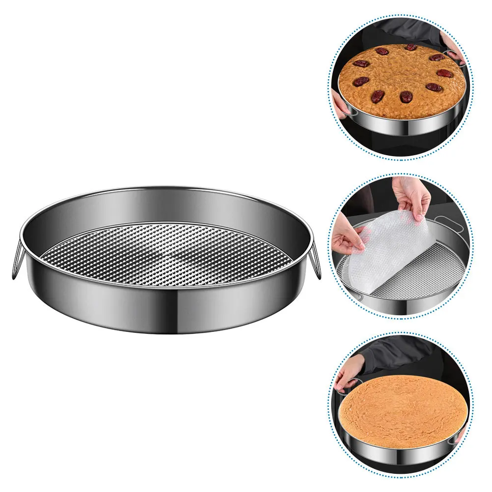 

Stainless Steel Tray Dense Fine Convex Points Even Heating Quick Steam For Vegetables Fish Dumplings Kitchen Steaming