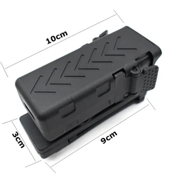 Single 9mm Magazine Pouch Carrier For Universal Gun Pistol PT11 G2C S&W M9 P226 SP2022 PX4 USP PPK GL17 22 18 43X Mag Pouch Case