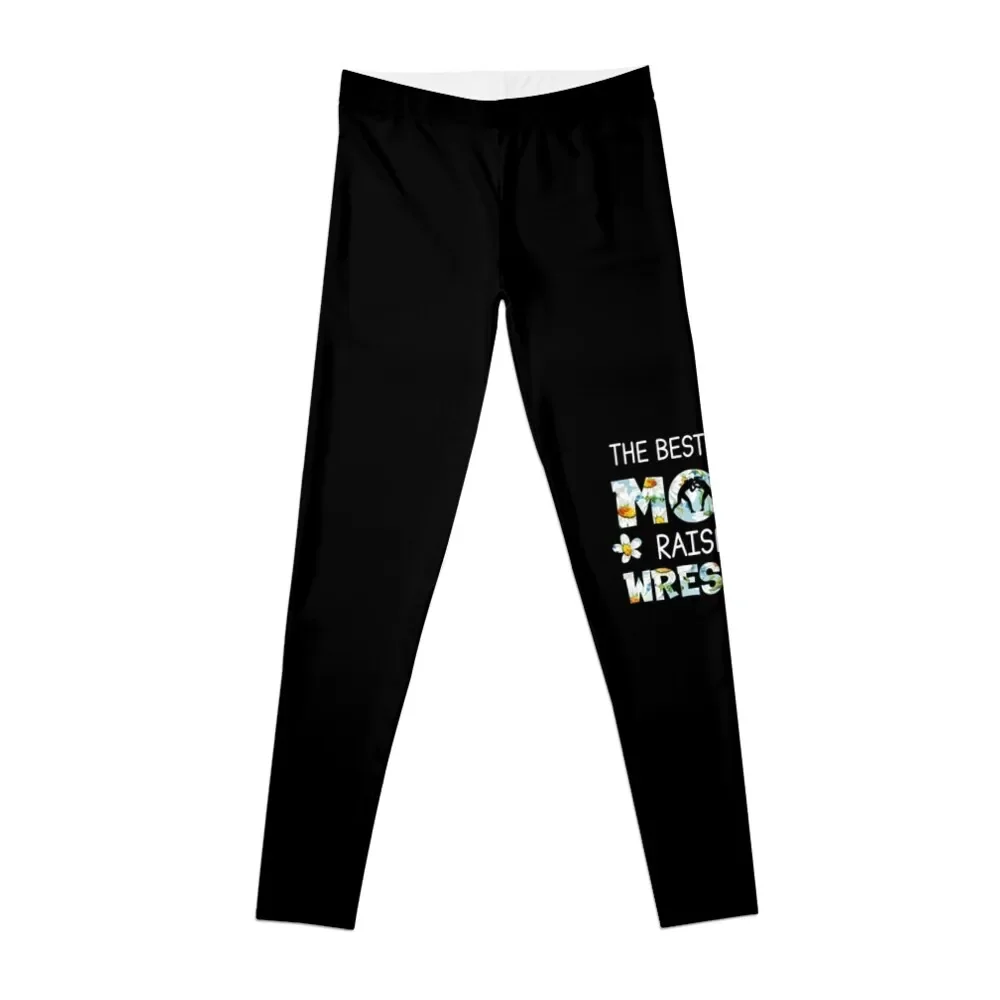 The best kind of mom raises a wrestler flower, Mothers day 2022 Leggings Women's gym sports tennis for Womens Leggings