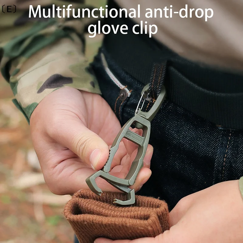 

〔E〕Multi Purpose Hook Plastic Clip For Nylon Gloves Work Safety Outdoor Climbing Bottle Hanging Buckle Tool Accessories〔Winter5〕
