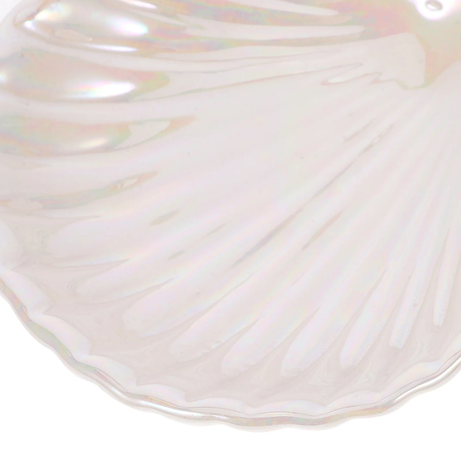 

Ceramic Jewelry Tray Shell Shape Ring Dish Jewelry Holder Desktop Storage Plate Trinket Organizer Display Tray