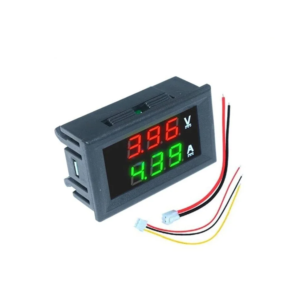 10PCS DC 100V 10A Digital Voltmeter Ammeter Panel Amp Volt Voltage Current Meter Tester Detector 0.56\