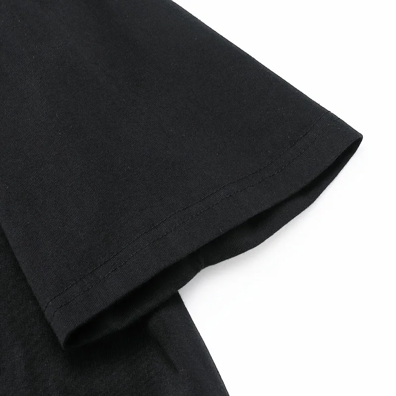 العلامة التجارية العصرية كبيرة قصيرة الأكمام تي شيرت زهرة قصيرة الأكمام المتشددين دامن جرلي تي شيرت Hardstyle Gabber RTC Musik Techno #5