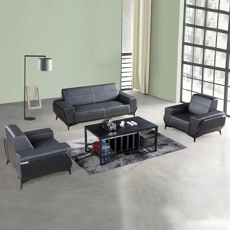 

л # Светло-серые металлические ножки, современный прием отеля, многофункциональный комбинированный офисный диван, удобный опыт, офисная мебель