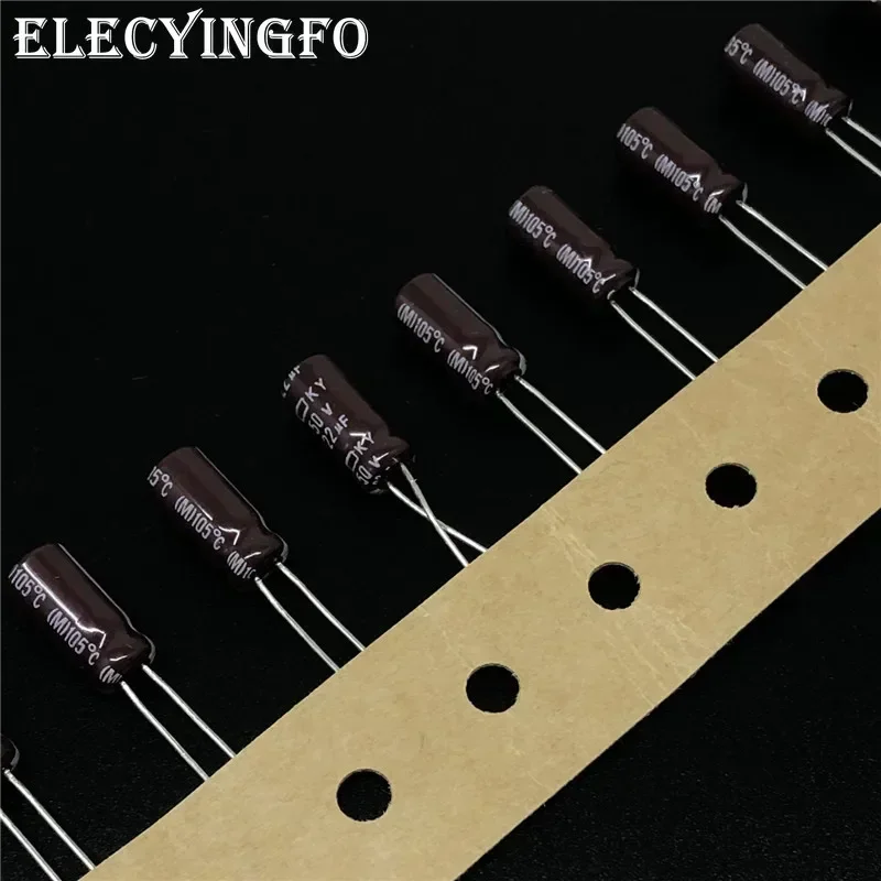 10Pcs/100Pcs NIPPON NCC KY Series 5x11mm 50V22uF Low ESR Aluminum Electrolytic Capacitor