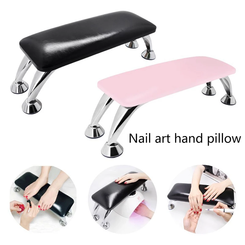 High Quality Professional Large Nail Armrest Arm Pillow PU Leather Microfiber Leather Nail Lamp Nail Pillow Manicure Supplies