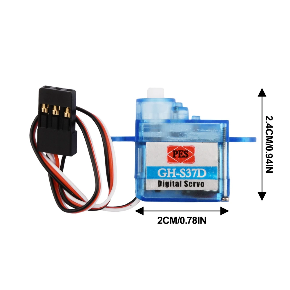 3.7G Servo Digital Servo Plastic Servo Smart Accessories Fixed Wing Small Motor Remote Control Model Aeromodel Servo Motor