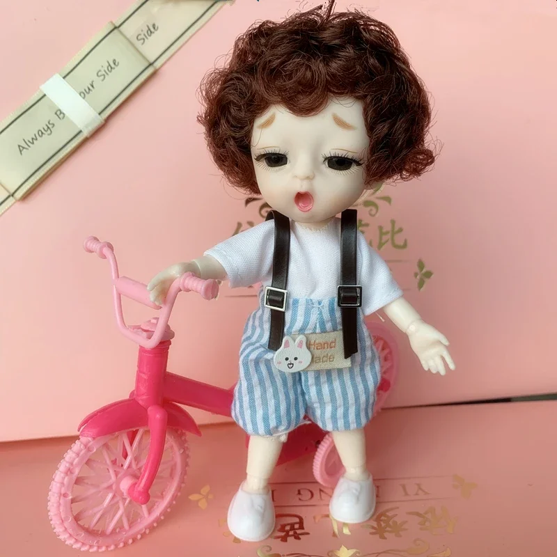 New 1/8 Plaything Clothes for 16cm BJD Doll Fashion Jeans Suit Dress Skirt Outfit General Girl Toy Accessories Gift