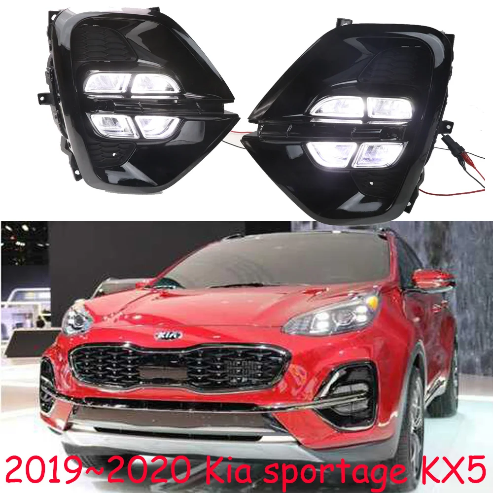 

2019 ~ 2020 год для kia sportage KX5, дневные фары, автомобильные аксессуары, светодиодные DRL фары для kia sportage KX5, противотуманные фары