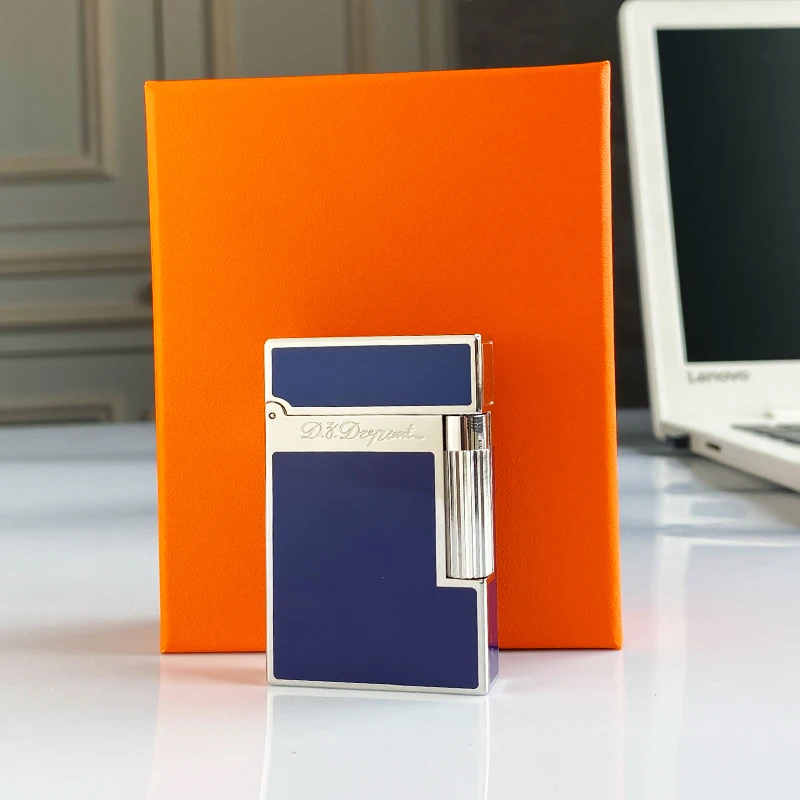 

New commemorative edition single and double flame luxury lighter Ping Sound natural paint cigarette smoking butane lighter 16085