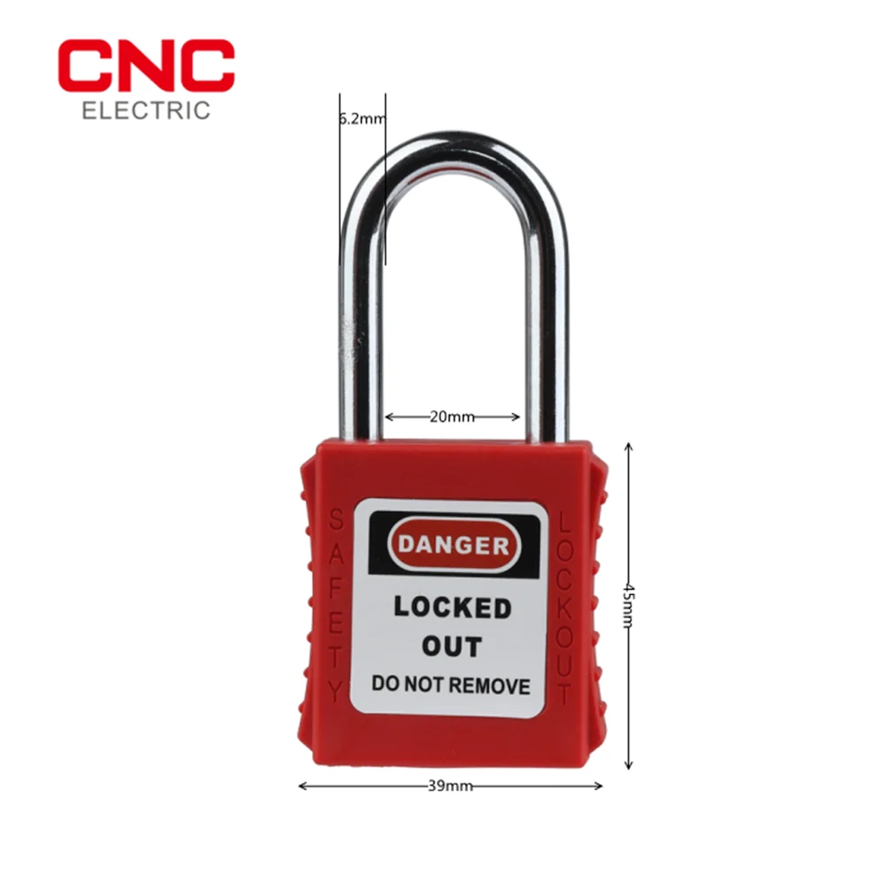 CNC Circuit Breaker Lockout And Safety Padlock Electrical Air Switch Handle Tool-Free Safety Lock Off