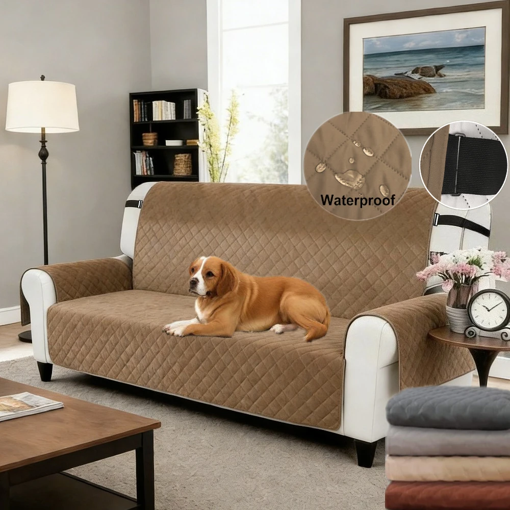 Waterproof Sofa Cover For Living Room Non-slip Couch Covers Easy To Clean True Waterproof 1/2/3/4 Seater For Home Furniture