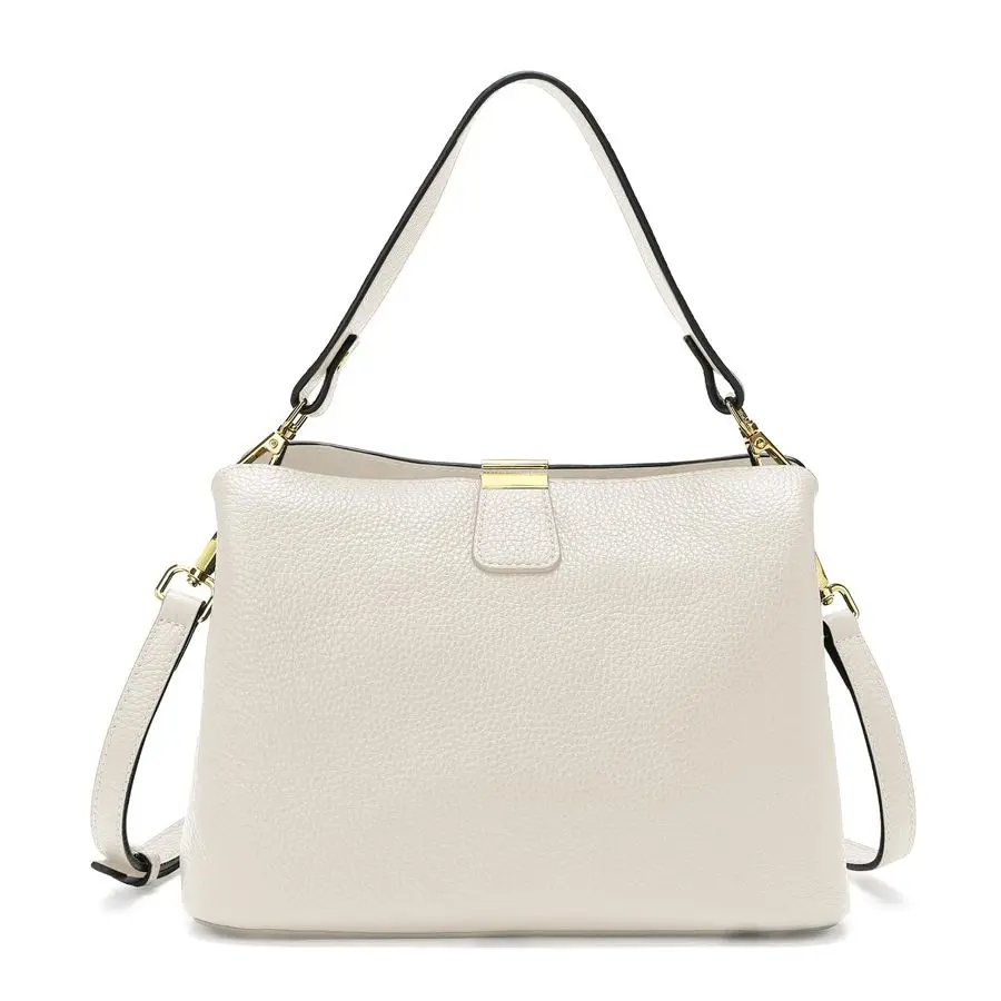 

Women Soft Genuine Leather Shoulder Bag Crossbody Purses for Lady Bucket Handbag