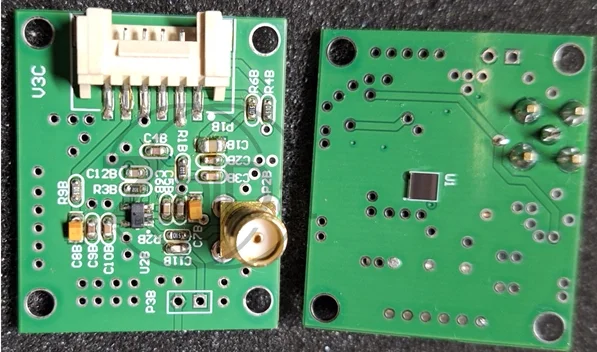 SiPM Evaluation Board with SMA Output, Silicon Photomultiplier Test Board Equipped with Domestic Sensors