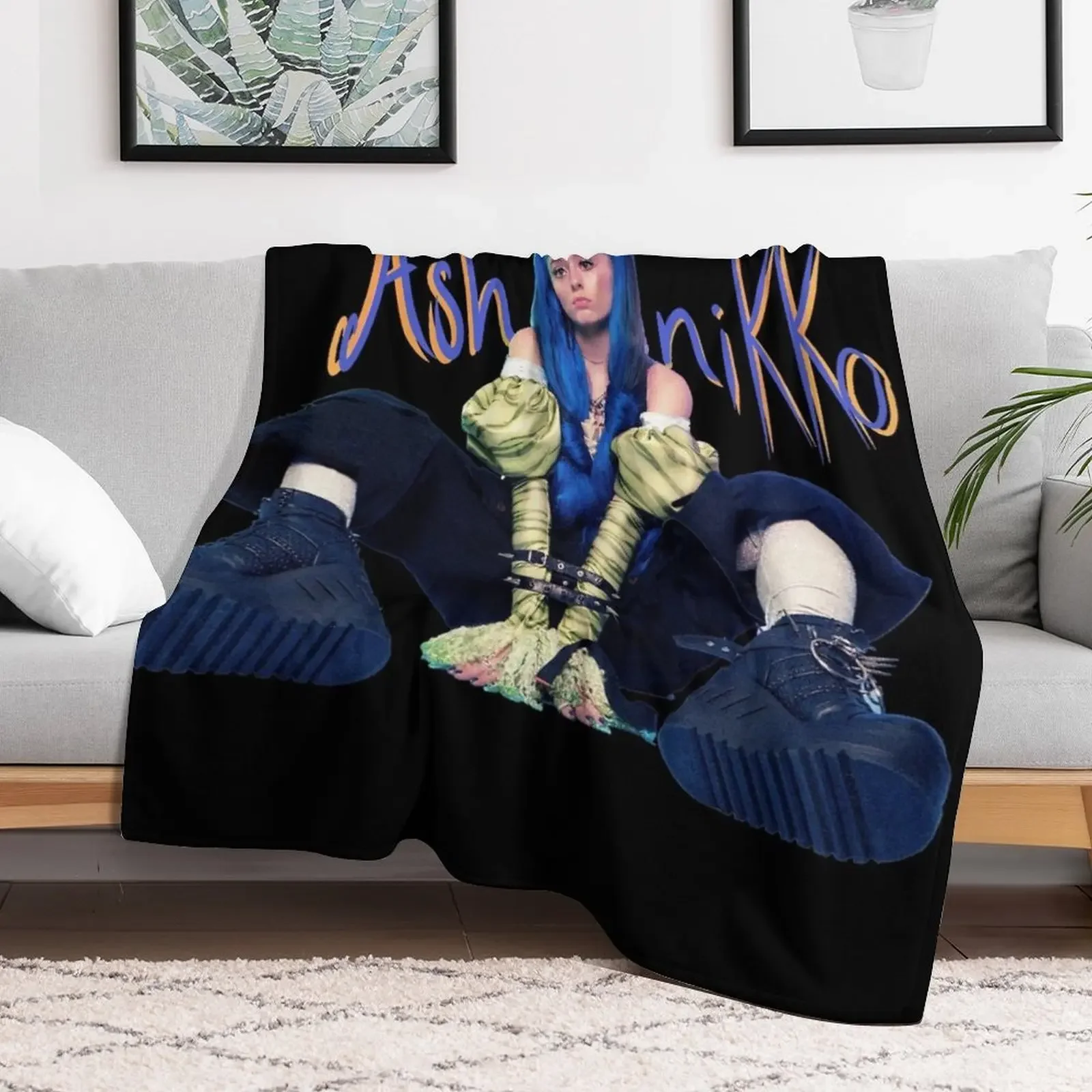 Ashnikko Demidevil Throw Blanket Travel warm winter Blankets