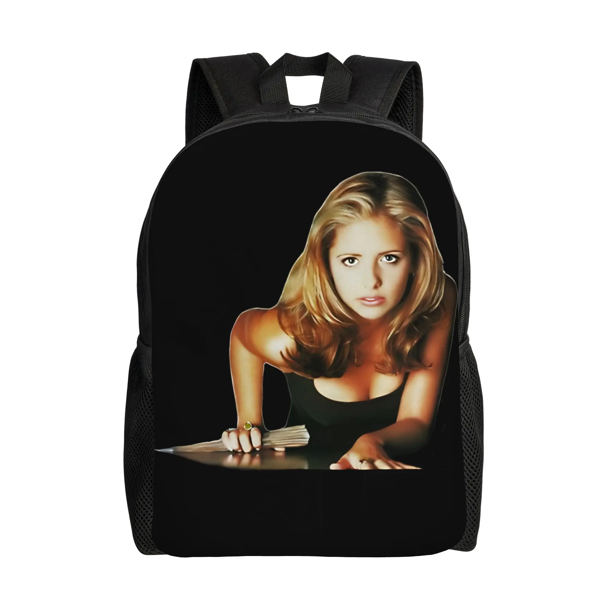 Buffy the Vampire Slayer Classical Backpack Outdoor Student Business Horror Movie Daypack for Men Women College Canvas Bags