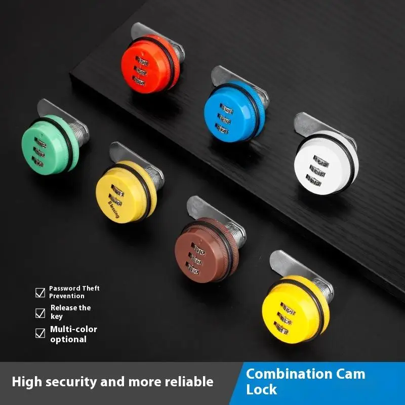 

Cam Lock for Home Automation; 20mm Zinc Alloy Combination Lock for Cabinet Door and Mailbox