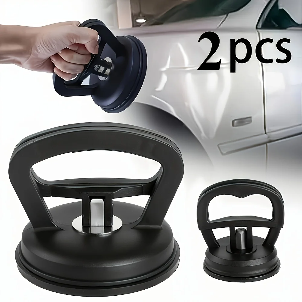 2pcs Car Dent Repair With Suction Cup Dent Puller Multifunctional Handle Crane For Repairing Dents Car Bodies Glass Moving Tool