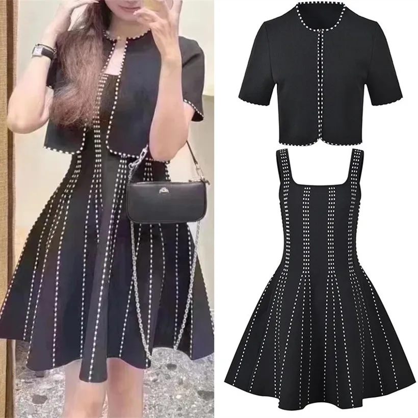 

High-End Version Bla Faionable Square Ne Knitted Dr Women's ortsved Wrap Cardigan Series Ele Sle April Cargo