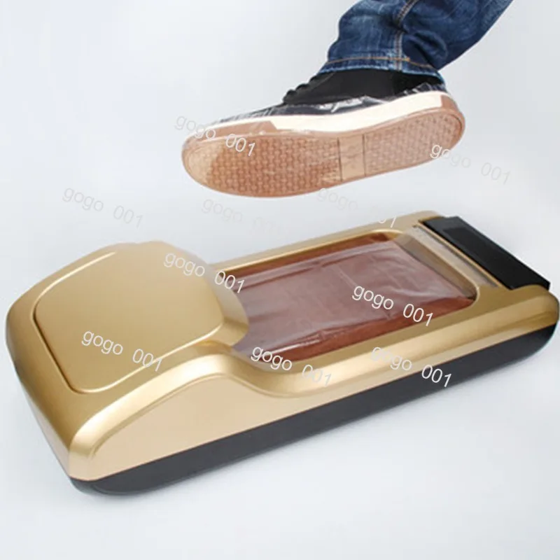 Automatic Foot Operated Shoe Cover Machine with One-Time Disposable Film, Anti-Slip Design for Home Office & Lab