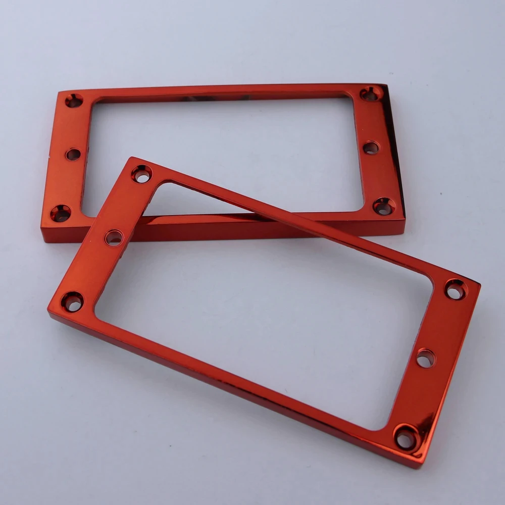 1 Set Pickup Mounting Rings for Humbucker Pickups Cover Frame Flat Top Set Six Colors Available For Electric Guitar or Bass