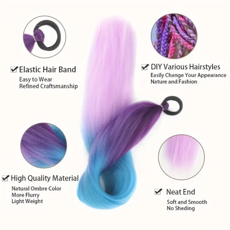 Peruka do cosplayu Demon Hunter Kpop, kostium Rumi Mira Zoey, nakrycie głowy, peruka na Halloween, ozdoba na głowę, peruka do cosplayu, długie włosy, peruki anime