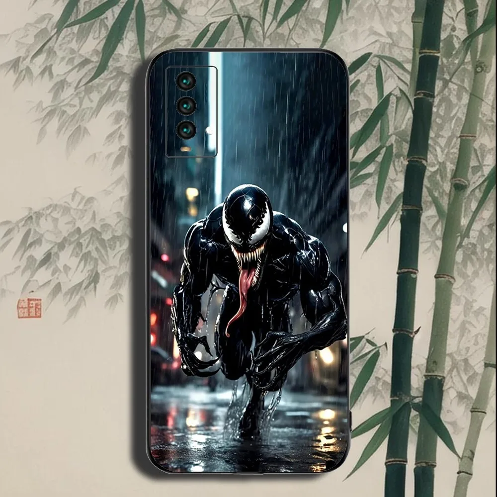 M-Marvel Superhero V-Venom Phone Case For Xiaomi 11 Redmi Note 11 5G 8T 9A 9 10T Note8Pro Note9 12SUltra Black Case