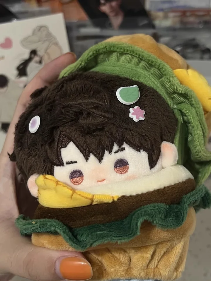 10cm amor e espaço profundo leque original impresso algodão boneca toalha de banho série decorativa mochila pingente ventilador presente aniversário brinquedos ﻿