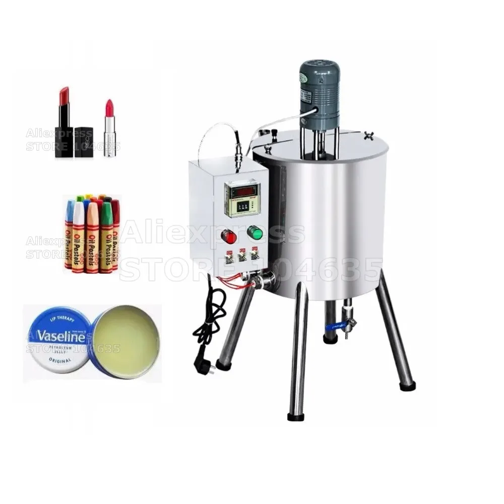 صابون اليد الشمع شمعة لصق كريم آلة تعبئة السوائل شبه التلقائي فوهة واحدة التدفئة اثارة ذوبان آلة التعبئة 15L