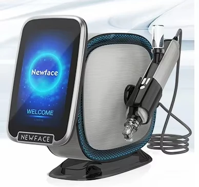 

New Upgrade Nano Needl es EMS RF Meso Gun Free Nee dles Mesotherapy Face Lifting Injector Beauty Machine