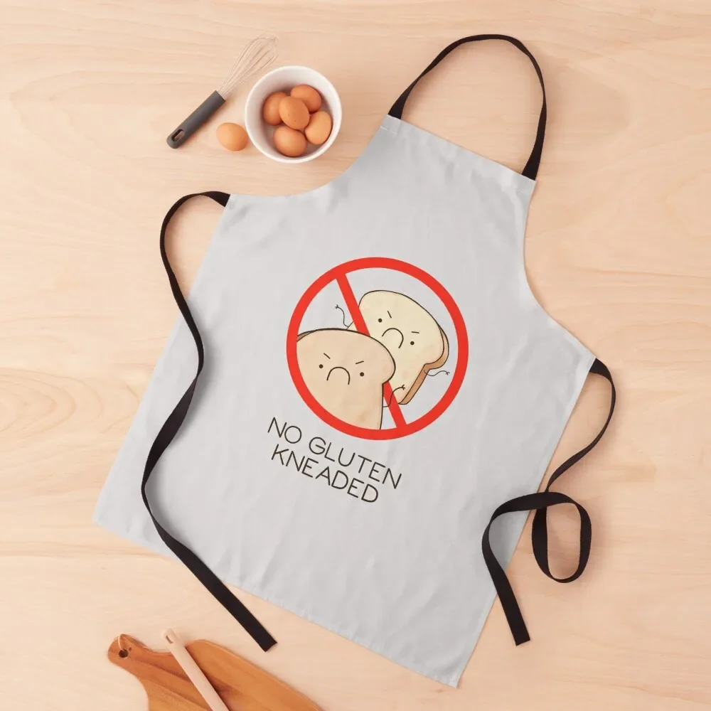 No Gluten Kneaded Apron Cooking Clothes Cute Kitchen waiter Apron