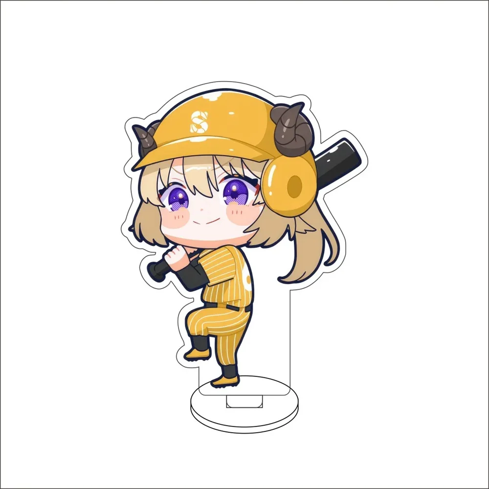 أنيمي Hololive YouTuber الاكريليك حامل الحلي Akai Haato Hoshimati Suisei Robocosan Tokino Sora الشكل حامل هدايا عيد الميلاد #4