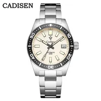 CADISEN Luxury Watch For Men 38MM Rotating Bezel NH35 Movement Automatic Machinery Luminous Dial Sapphire 200M Waterproof Clock