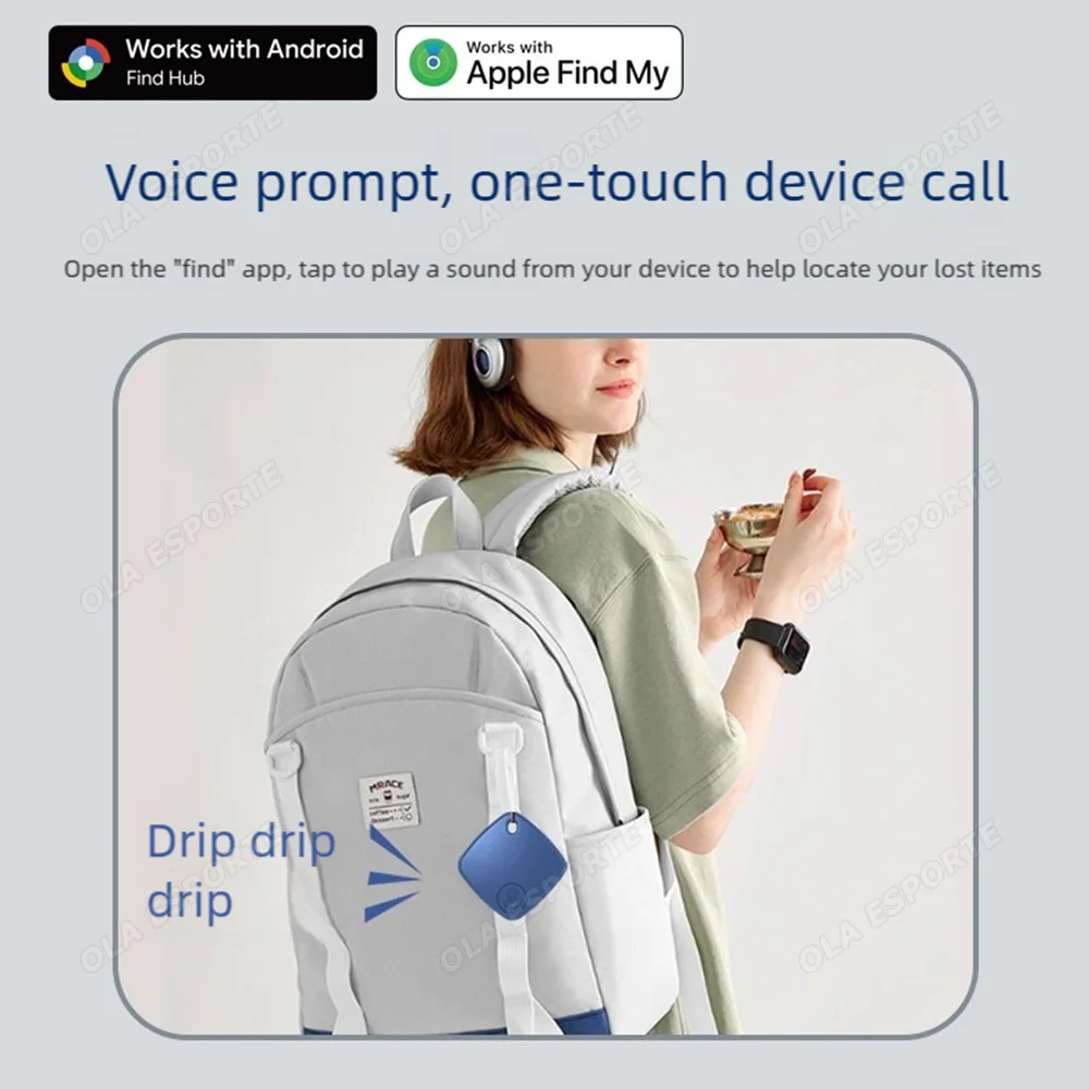 Compatible Android IOS Dual Systems Smart Anti Loss Device GPS Google Bluetooth Tracker Wallet Car Keys Elderly Kids Locator New