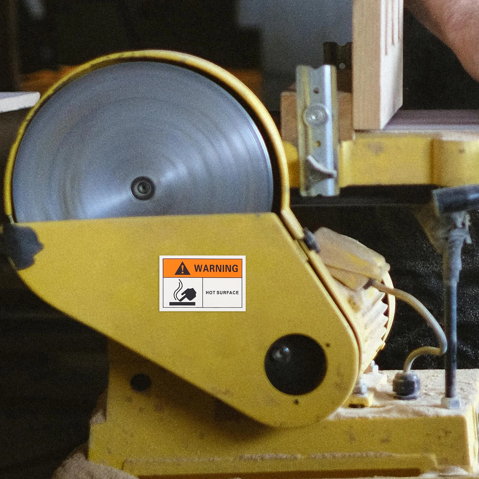 

Hot Surface Labels Warning Stickers Warning Stickers For Hot Surface Plastic Caution Signs Self Adhesive Danger Tool Parts