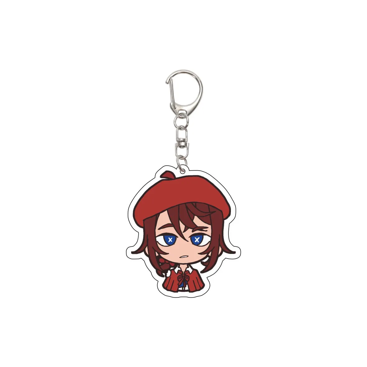 55MM Anime Identity V Keychain Alice Derose Joker Aesop Carl Antiquarian Frederick Kreiburg Marie Key Chain Christmas Gifts view 6